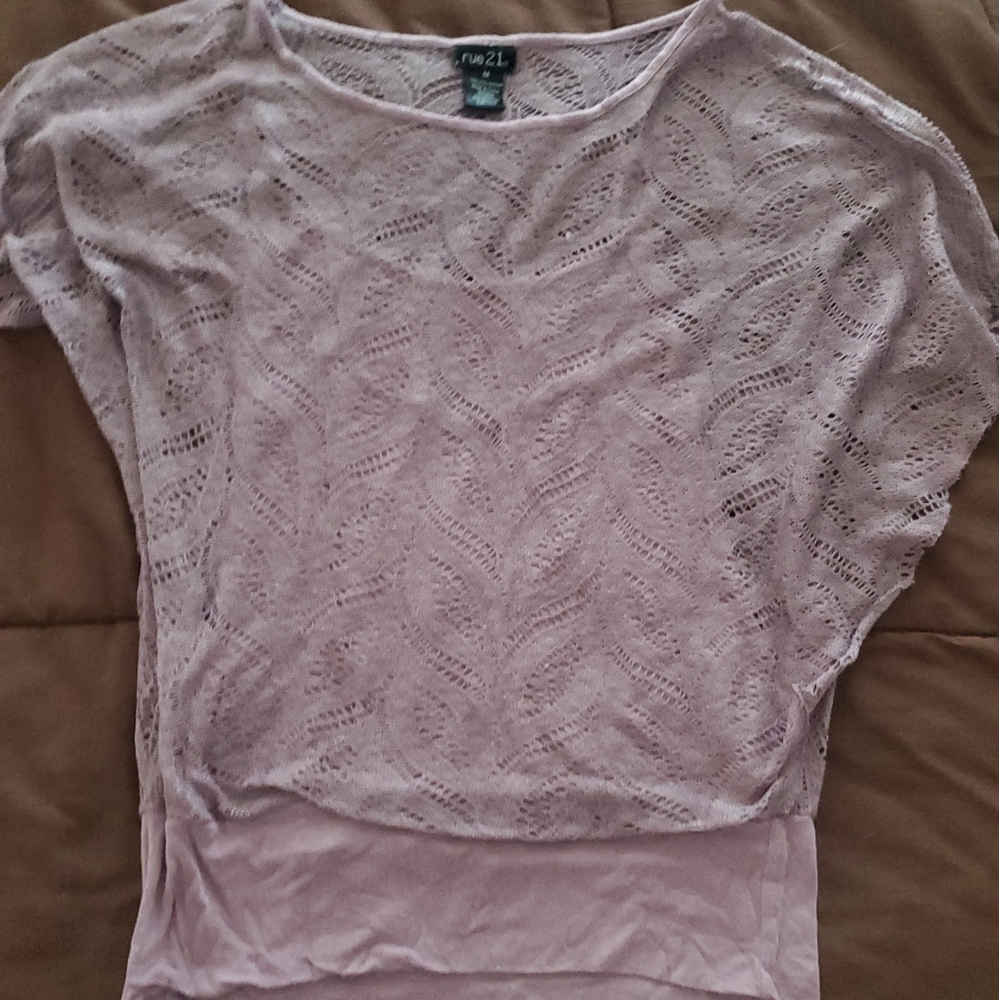 Dark Lilac Blouse